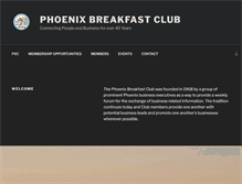 Tablet Screenshot of phoenixbreakfastclub.com
